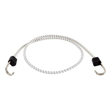 Keeper 8865842 48 in. Marine Twin Anchor Bungee Cord White & Black - Pack of 10