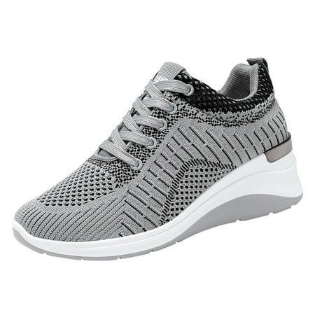 Slope heel Sneakers for Women Wedge Shoes Shoes Leisure Breathable Mesh Outdoor Fitness Running Sport Sneakers Casual Shoes Grey
Slope heel Sneakers for Women Wedge Shoes Shoes Leisure Breathable Mesh Outdoor Fitness Running Sport Sneakers Casual Shoes Grey