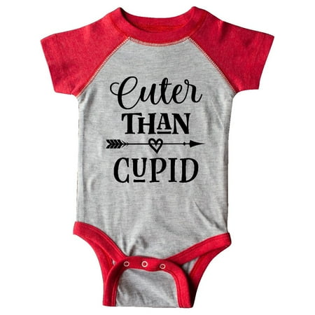 Inktastic Valentines Day Cuter Than Cupid Gift Baby Boy or Baby Girl Bodysuit