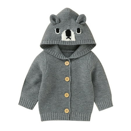 Avamo Girl Casual Animal Print Jackets Hooded Neck Plain Sweaters Girls Buttons Outdoor Cardigan Grey 74cm
Avamo Girl Casual Animal Print Jackets Hooded Neck Plain Sweaters Girls Buttons Outdoor Cardigan Grey 74cm
