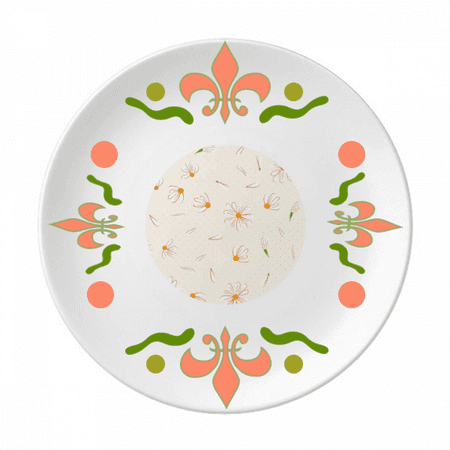 White Pear Flower Petal Flower Flower Ceramics Plate Tableware Dinner Dish