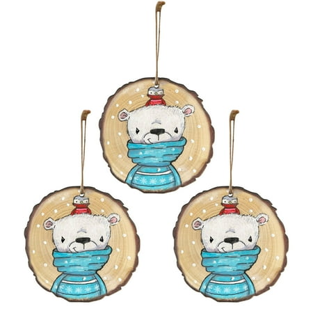 Yedhsi Hanging Ornaments Lovely Christmas Round Wooden Hanging Animal Print Pendant
Yedhsi Hanging Ornaments Lovely Christmas Round Wooden Hanging Animal Print Pendant