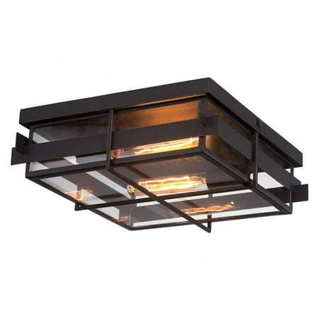Eurofase Lighting - Muller - 2 Light Flush Mount - 14 Inches Wide By 5 Inches
