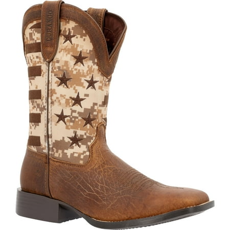 Durango® Westward™ Saddlehorn Digi Camo Flag Western Boot Size 9.5(W)