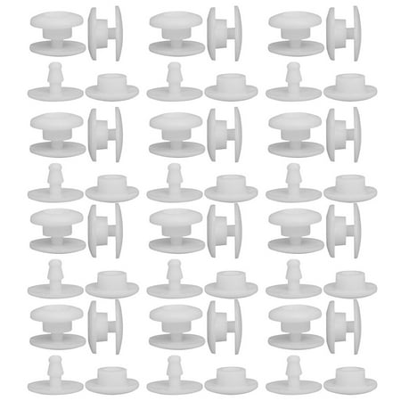 1 Bag 100 Pairs Protective Mask Fastening Buckle Fixing Button Snap-fastener Disposable Elastic Resin Buckle (White)
1 Bag 100 Pairs Protective Mask Fastening Buckle Fixing Button Snap-fastener Disposable Elastic Resin Buckle (White)