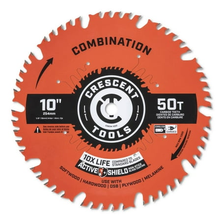 Crescent Apex Circular Saw Blade 10 X 50 Tooth Combination