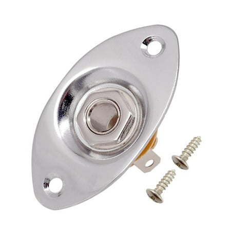 1 Piece Oval Indented Musical Guitar Bass Accessory Output Plate & Socket Mounting Screws
1 Piece Oval Indented Musical Guitar Bass Accessory Output Plate & Socket Mounting Screws