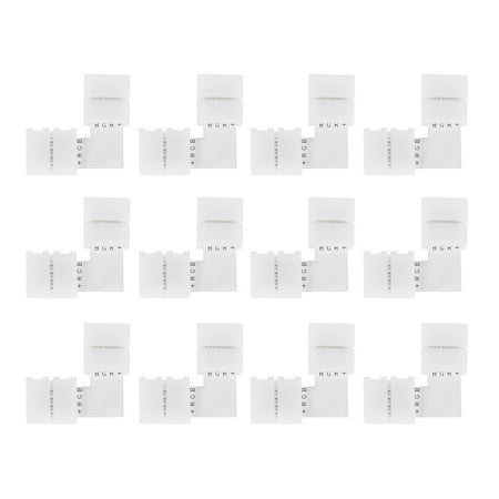 20pcs LED Corner Connector Corner Clips LED Strip Adapter Light Accessory White
20pcs LED Corner Connector Corner Clips LED Strip Adapter Light Accessory White