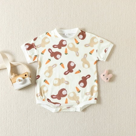 Idoravan Tshirt for Kids Clearance Toddler Kids Baby Girls Easter Fashion Cute Sweet Rabbit Print Short Sleeve Romper
Idoravan Tshirt for Kids Clearance Toddler Kids Baby Girls Easter Fashion Cute Sweet Rabbit Print Short Sleeve Romper