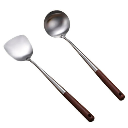 HOMEMAXS 1 Set Stainless Steel Spatula and Spoon Ladle Cooking Utensils (Coffee)
HOMEMAXS 1 Set Stainless Steel Spatula and Spoon Ladle Cooking Utensils (Coffee)