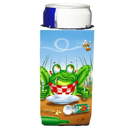 Carolines Treasures APH0520MUK Frog Happy Plate Michelob Ultra beverage insulators for slim cans Slim Can multicolor
Carolines Treasures APH0520MUK Frog Happy Plate Michelob Ultra beverage insulators for slim cans Slim Can multicolor