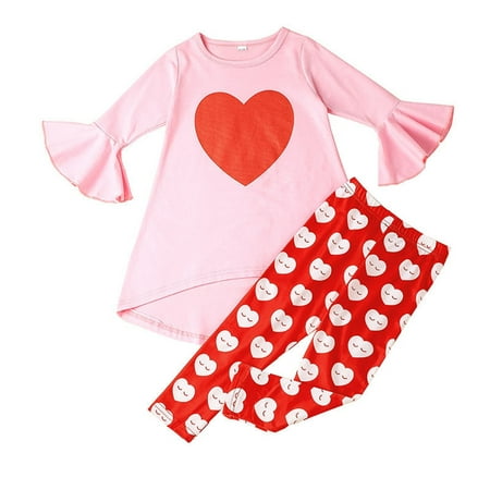 QYZEU Cute Shirts for Kids Outfits for Teen Girls Kids Toddler Baby Girls Autumn Winter Valentine‘S Day Heart Print Cotton Long Sleeve Ruffle Tops Pants Set Clothes
QYZEU Cute Shirts for Kids Outfits for Teen Girls Kids Toddler Baby Girls Autumn Winter Valentine‘S Day Heart Print Cotton Long Sleeve Ruffle Tops Pants Set Clothes