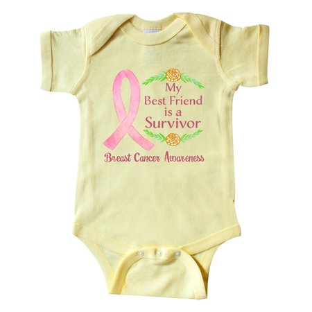 Inktastic My Best Friend is a Survivor Breast Cancer Awareness Gift Baby Boy or Baby Girl Bodysuit
Inktastic My Best Friend is a Survivor Breast Cancer Awareness Gift Baby Boy or Baby Girl Bodysuit