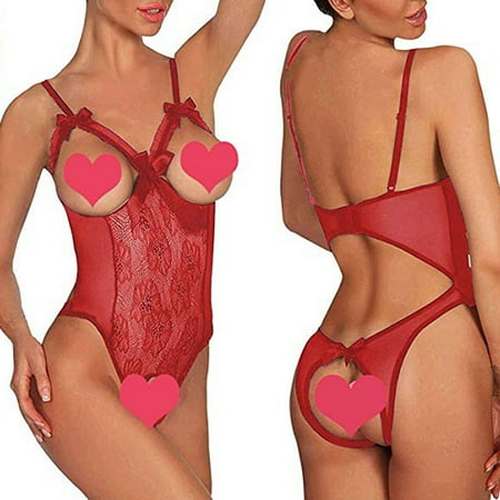 Knosfe Open Crotch Open Bra Teddy Lingerie for Women Lace Sexy Babydoll Women Nightgown Halter Sleepwear Bodysuit
Knosfe Open Crotch Open Bra Teddy Lingerie for Women Lace Sexy Babydoll Women Nightgown Halter Sleepwear Bodysuit