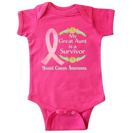 Inktastic My Great Aunt is a Survivor Breast Cancer Awareness Gift Baby Boy or Baby Girl Bodysuit
Inktastic My Great Aunt is a Survivor Breast Cancer Awareness Gift Baby Boy or Baby Girl Bodysuit