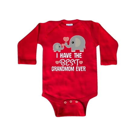 Inktastic Grandmom Best Ever Grandkids Gift Gift Baby Boy or Baby Girl Long Sleeve Bodysuit 
Inktastic Grandmom Best Ever Grandkids Gift Gift Baby Boy or Baby Girl Long Sleeve Bodysuit