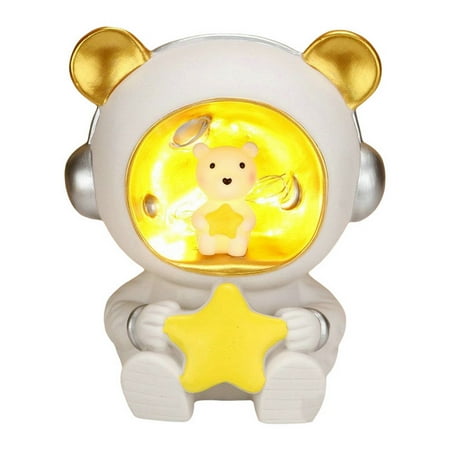 MCat LED Night Light Creative Shape Non-glaring Flicker Free Large Capacity Soft Lighting Multifunctional 2-in-1 Astronaut LED Night Lamp Piggy Bank Gift Home Supplies
MCat LED Night Light Creative Shape Non-glaring Flicker Free Large Capacity Soft Lighting Multifunctional 2-in-1 Astronaut LED Night Lamp Piggy Bank Gift Home Supplies