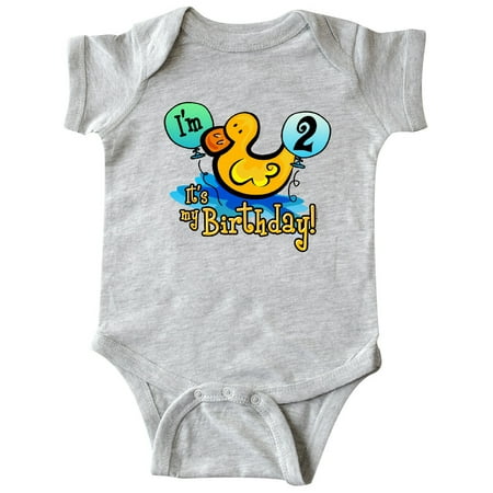 Inktastic Ducky 2nd Birthday Gift Baby Boy or Baby Girl Bodysuit