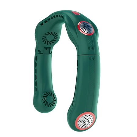 PRINxy Portable Neck-Fan 5000mAh Wearable Personal Fan 360° Adjust Cool Down Hanging Fan Cool Down Portable Neck-Fan 3 Speed Bladeless Neck-Fan For Home Office Green
PRINxy Portable Neck-Fan 5000mAh Wearable Personal Fan 360° Adjust Cool Down Hanging Fan Cool Down Portable Neck-Fan 3 Speed Bladeless Neck-Fan For Home Office Green