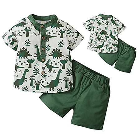 Styles I Love Toddler Little Boys Green Dinosaurs Printed Henley Shirt and Shorts 2pcs Short Sleeve Outfit Summer Casual Clothes (2-3 Years)
Styles I Love Toddler Little Boys Green Dinosaurs Printed Henley Shirt and Shorts 2pcs Short Sleeve Outfit Summer Casual Clothes (2-3 Years)