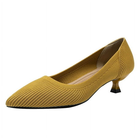 New Women‘s Pointed Toe Shallow Mouth Kitten with Soft Bottom Knitted Princess Shoes High Heel Single Shoes for Women Comfortable Fashionable Elegance
New Women‘s Pointed Toe Shallow Mouth Kitten with Soft Bottom Knitted Princess Shoes High Heel Single Shoes for Women Comfortable Fashionable Elegance