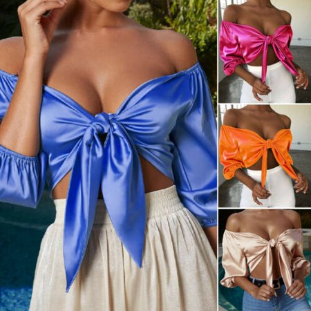 Women Sexy Silk Strapless V Neck Vest Crop Top Bra Bandage Satin Effect Ice Blue
Women Sexy Silk Strapless V Neck Vest Crop Top Bra Bandage Satin Effect Ice Blue