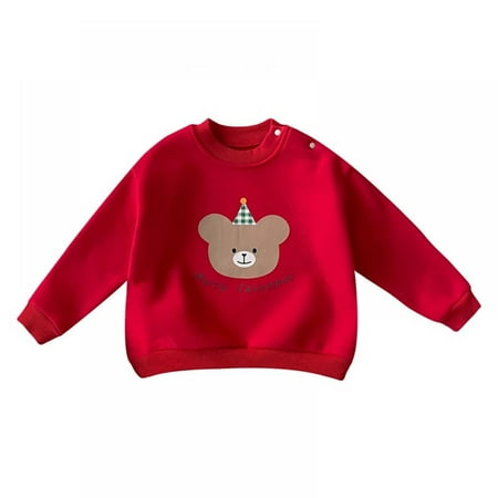 Toddler Infant Baby Girl Boy Christmas Outfit Button Down Funny Bear Print Crewneck Long Sleeve Sweatshirt Pullover Fall Winter Clothes Best Gift
Toddler Infant Baby Girl Boy Christmas Outfit Button Down Funny Bear Print Crewneck Long Sleeve Sweatshirt Pullover Fall Winter Clothes Best Gift