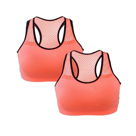 Baywell Women s Seamless Racerback Sports Bra High Impact Support Yoga Gym Workout Fitness 2 Pack Orange S-XL
Baywell Women s Seamless Racerback Sports Bra High Impact Support Yoga Gym Workout Fitness 2 Pack Orange S-XL