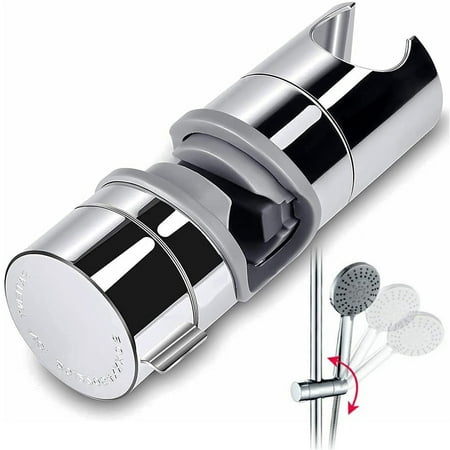 Rosnek Adjustable Shower Head Holder for Slide Bar Universal 18-25MM Rail Head Bracket Holder Slider Clamp Bathroom Replacement 360 Degree Rotation Sprayer Holder
Rosnek Adjustable Shower Head Holder for Slide Bar Universal 18-25MM Rail Head Bracket Holder Slider Clamp Bathroom Replacement 360 Degree Rotation Sprayer Holder
