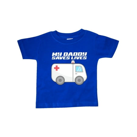 Inktastic My Daddy Saves Lives- Ambulance Gift Baby Boy or Baby Girl T-Shirt
Inktastic My Daddy Saves Lives- Ambulance Gift Baby Boy or Baby Girl T-Shirt