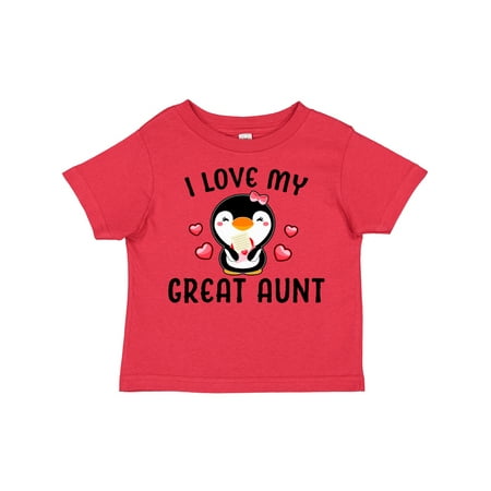 Inktastic I Love My Great Aunt with Cute Penguin and Hearts Gift Toddler Toddler Girl T-Shirt
Inktastic I Love My Great Aunt with Cute Penguin and Hearts Gift Toddler Toddler Girl T-Shirt