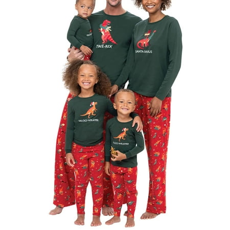 Christmas Family Matching Pajamas Set Dinosaur Printed Tops+Pants Holiday Loungewear Sleepwear Pjs Set for Adult Kids
Christmas Family Matching Pajamas Set Dinosaur Printed Tops+Pants Holiday Loungewear Sleepwear Pjs Set for Adult Kids