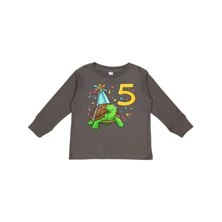 Inktastic 5th Birthday Cute Turtle in Party Hat with Confetti Gift Toddler Boy or Toddler Girl Long Sleeve T-Shirt
Inktastic 5th Birthday Cute Turtle in Party Hat with Confetti Gift Toddler Boy or Toddler Girl Long Sleeve T-Shirt