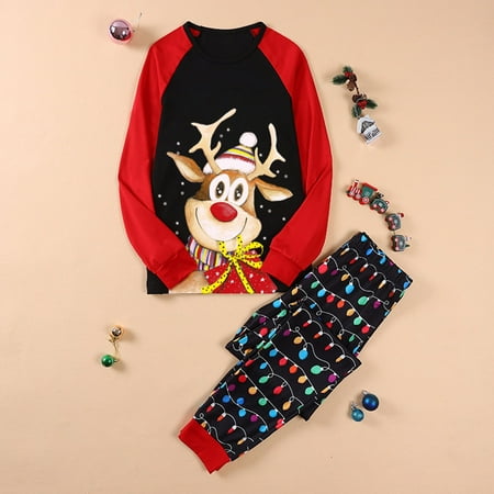 Cntydi Pajamas for Women Gifts Parent-child Attire Christmas Suits Patchwork Plaid Printed Homewear Round Neck Long Sleeve Pajamas Two-piece Mom Sets
Cntydi Pajamas for Women Gifts Parent-child Attire Christmas Suits Patchwork Plaid Printed Homewear Round Neck Long Sleeve Pajamas Two-piece Mom Sets