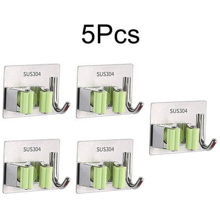 GLFILL 5× 304 Stainless Steel Mop With Hook Punch-Free Broom Holder for Cabinet Balcony
GLFILL 5× 304 Stainless Steel Mop With Hook Punch-Free Broom Holder for Cabinet Balcony