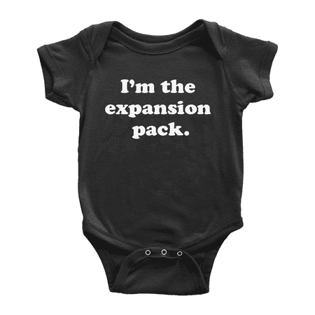 I m the expansion pack Funny Baby Clothing Bodysuits Newborn-24 Months