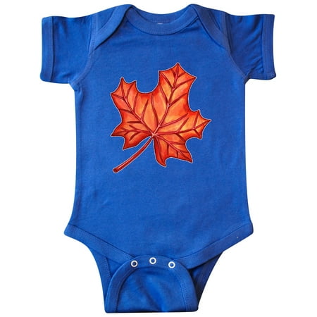 Inktastic Red Canadian Maple Leaf Gift Baby Boy or Baby Girl Bodysuit