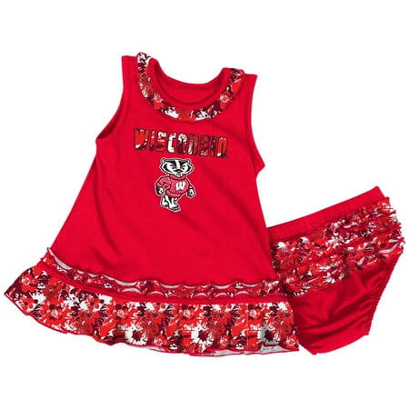University of Wisconsin Badgers Infant Fountain Dress Set