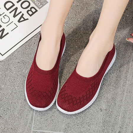 Fidelma Shoes Women Soft Shoes Mesh Fabric Flats Casual Shoes Running Shoes Red 40
Fidelma Shoes Women Soft Shoes Mesh Fabric Flats Casual Shoes Running Shoes Red 40
