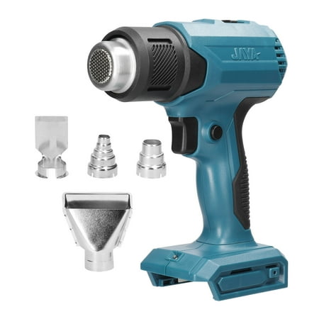 Romacci Cordless Handheld Hot Air Machine Lithium Rechargeable Heating Equipment Temperatures Adjustable Power Tool with 4 Nozzles Compatible with Makita 18V Lithium Battery
Romacci Cordless Handheld Hot Air Machine Lithium Rechargeable Heating Equipment Temperatures Adjustable Power Tool with 4 Nozzles Compatible with Makita 18V Lithium Battery