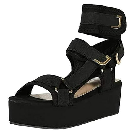 Womens Platform Sandals Open Toe Shoes Thick Bottom Flat Anti-slip for Beach Summer New
Womens Platform Sandals Open Toe Shoes Thick Bottom Flat Anti-slip for Beach Summer New