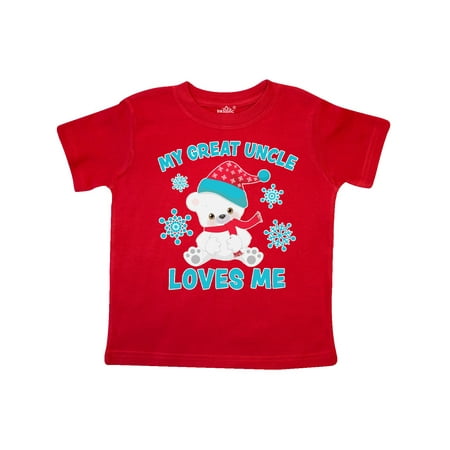 Inktastic Polar Bear My Great Uncle Loves Me in Santa Hat Gift Toddler Boy or Toddler Girl T-Shirt 
Inktastic Polar Bear My Great Uncle Loves Me in Santa Hat Gift Toddler Boy or Toddler Girl T-Shirt