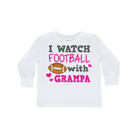 Inktastic I Watch Football with My Grampa Gift Toddler Toddler Girl Long Sleeve T-Shirt
Inktastic I Watch Football with My Grampa Gift Toddler Toddler Girl Long Sleeve T-Shirt