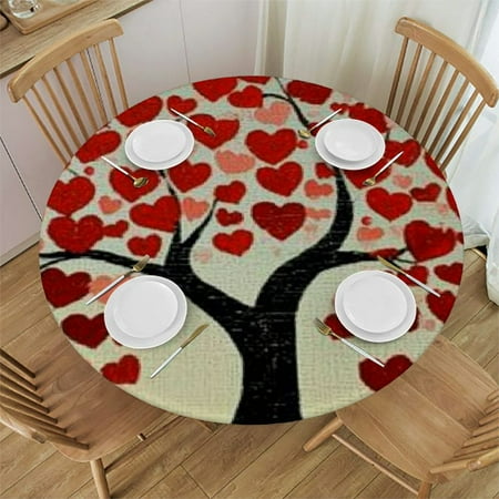 Sheronv Hearts Bird Round Table Cover Stain Resistant & Washable for Indoor Outdoor Use Kitchen Dining Wedding Parties 100% Polyester Table Cloth Outdoor Fitted 42 -46
Sheronv Hearts Bird Round Table Cover Stain Resistant & Washable for Indoor Outdoor Use Kitchen Dining Wedding Parties 100% Polyester Table Cloth Outdoor Fitted 42 -46