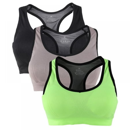 Xmarks Sports Bras for Women Yoga Workout Bra- Running Gym Activewear Racerback Padded Push-up Fitness Running Breathable Bra(3-Packs)
Xmarks Sports Bras for Women Yoga Workout Bra- Running Gym Activewear Racerback Padded Push-up Fitness Running Breathable Bra(3-Packs)