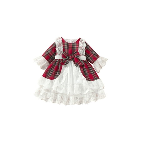 Baby Girls Halloween Outfits Toddler Plaid Tutu Dress Round Collar Long Sleeve Ruffle Front Button Princess Dresses
Baby Girls Halloween Outfits Toddler Plaid Tutu Dress Round Collar Long Sleeve Ruffle Front Button Princess Dresses