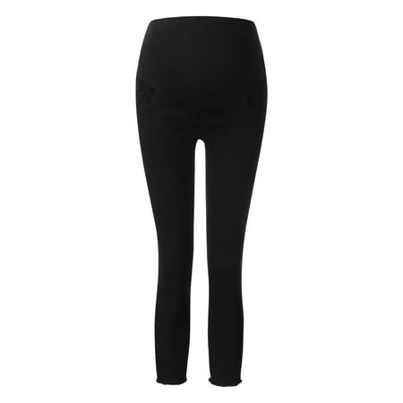 Pregnant Woman Jeans Maternity Pants Trousers Nursing Prop Belly Legging