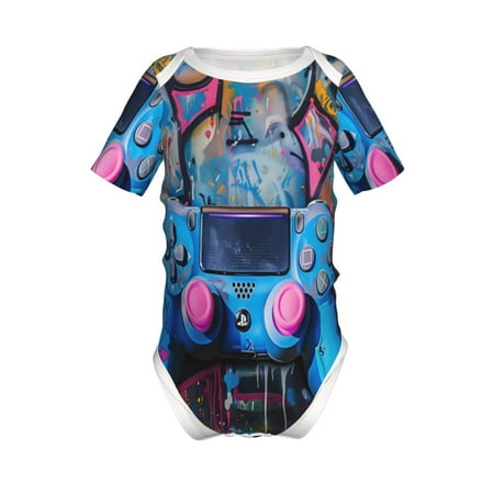 Lukts Street Art Gamepad Design Print Baby Short Sleeve Romper Onesie for Newborn Baby Boys and Girls-18 Months
Lukts Street Art Gamepad Design Print Baby Short Sleeve Romper Onesie for Newborn Baby Boys and Girls-18 Months