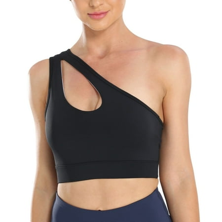 Womens One Shoulder Sports Bras One Strap Hollow Out Workout Yoga Top Sexy Medium Support
Womens One Shoulder Sports Bras One Strap Hollow Out Workout Yoga Top Sexy Medium Support