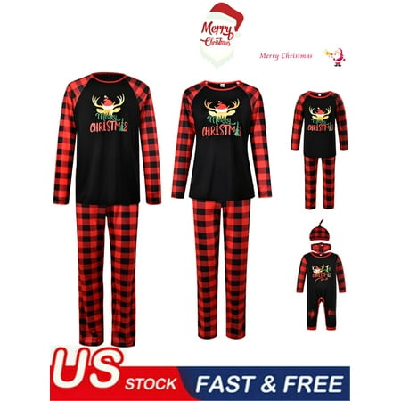 Christmas Family Matching Sets Pajama Set Couple Outfit PJ Sets Sleepwear Nightclothes for Kids Adult
Christmas Family Matching Sets Pajama Set Couple Outfit PJ Sets Sleepwear Nightclothes for Kids Adult